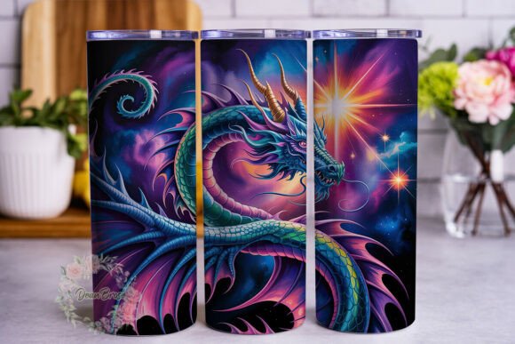 Cosmic Dragon 20oz Tumbler Wrap: A Designer's Review