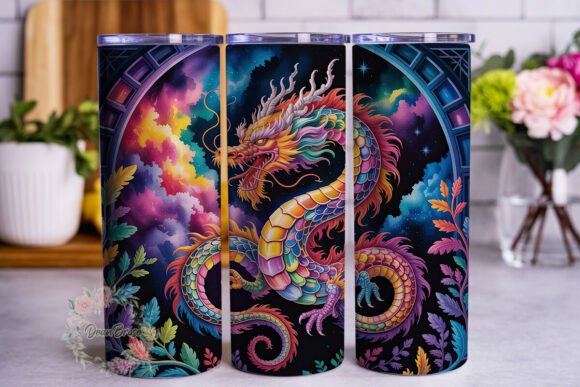 Dragon Stained Glass 20oz Tumbler Wrap Review