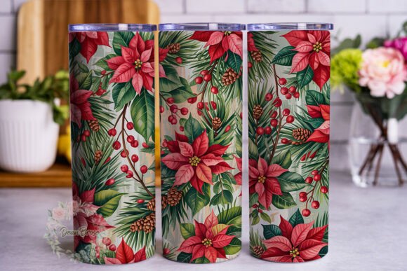 Festive Floral Grunge Tumbler Wrap: A Designer's Review