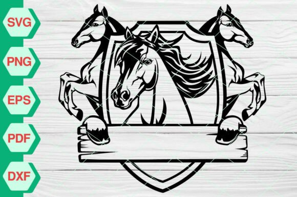 Horse Split Name Frame SVG - EP457: A Designer's Review