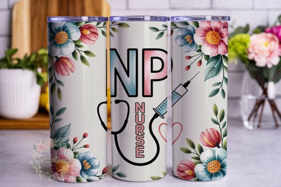 Nurse Life Floral 20oz Tumbler Wrap: A Designer's Review