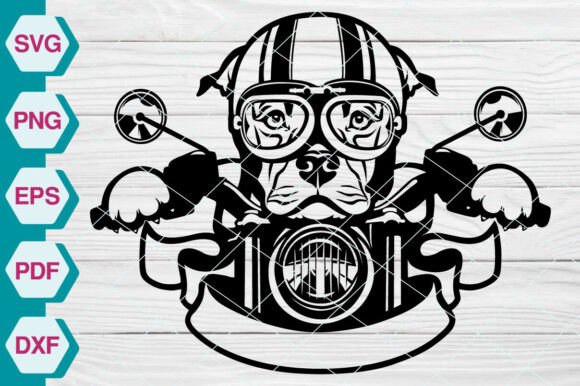 Pitbull with Motorcycle Rider SVG-EP427 Review