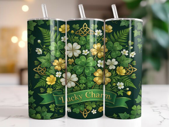 Review: Floral Clover St Patrick Tumbler Wrap for Embroidery
