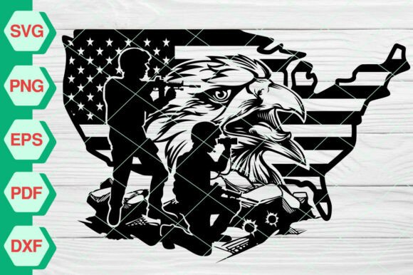 Review: US Patriotic Eagle Soldier SVG EP463 for Embroidery