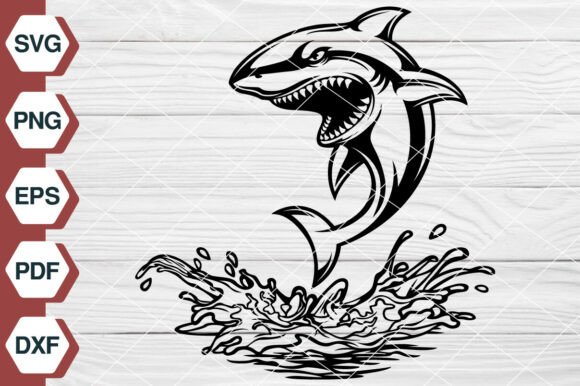 Shark in the Ocean SVG EP494