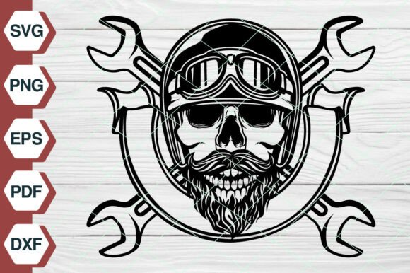 Skull Mechanic SVG EP-484: A Designer's Review