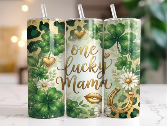 St Patrick's One Lucky Mama Tumbler Wrap