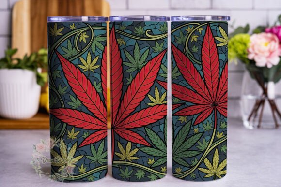 Stained Glass Cannabis Leaf: A Designer's Review